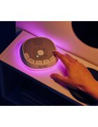 Lionelo Lampa de veghe BabyNap 2 in 1 Wireless cu sunete si melodii de leagan alb