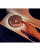Lionelo Lampa de veghe BabyNap 2 in 1 Wireless cu sunete si melodii de leagan alb