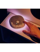 Lionelo Lampa de veghe BabyNap 2 in 1 Wireless cu sunete si melodii de leagan alb
