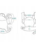 Lionelo Marsupiu ergonomic Margareet Air 3 pozitii de purtare 4 luni+ pana la 20 kg material respirabil 3D Air Mesh catarama dubla de siguranta Bej
