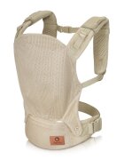 Lionelo Marsupiu ergonomic Margareet Air 3 pozitii de purtare 4 luni+ pana la 20 kg material respirabil 3D Air Mesh catarama dubla de siguranta Bej