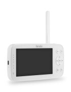 Lionelo Monitor video pentru bebelusi Babyline 8.4 Alb ecran tactil 5 inch camera Full HD 1080 WiFi Dual-Band vedere nocturna IR detectare plans miscare sunet comunicare bidirectionala 8 cantece de leagan