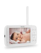 Lionelo Monitor video pentru bebelusi Babyline 8.4 Alb ecran tactil 5 inch camera Full HD 1080 WiFi Dual-Band vedere nocturna IR detectare plans miscare sunet comunicare bidirectionala 8 cantece de leagan
