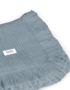 Lionelo Muselina din bumbac Albastru lavabila la masina de spalat 70x100 cm