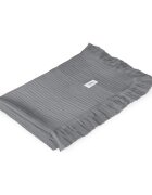 Lionelo Muselina din bumbac Gri lavabila la masina de spalat 70x100 cm