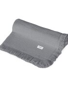 Lionelo Muselina din bumbac Gri lavabila la masina de spalat 70x100 cm