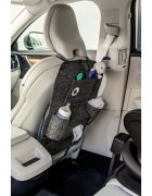 Lionelo Organizator auto 2 in 1 si proctectie spatar auto cu multiple buzunare 70x55x40 cm gri