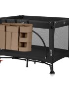 Lionelo Organizator multifunctional Sidepocket L Bej 3 parti independente cu multiple buzunare universal 58x11x58 cm
