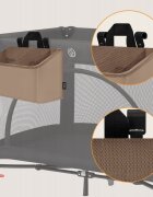 Lionelo Organizator multifunctional Sidepocket M Bej 3 compartimente universal 43x15x23 cm
