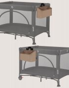 Lionelo Organizator multifunctional Sidepocket M Bej 3 compartimente universal 43x15x23 cm