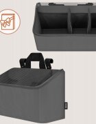 Lionelo Organizator multifunctional Sidepocket M Gri 3 compartimente universal 43x15x23 cm