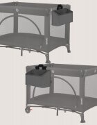 Lionelo Organizator multifunctional Sidepocket M Gri 3 compartimente universal 43x15x23 cm