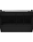 Lionelo Organizator multifunctional Sidepocket M Negru 3 compartimente universal 43x15x23 cm