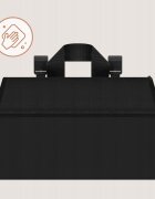 Lionelo Organizator multifunctional Sidepocket M Negru 3 compartimente universal 43x15x23 cm