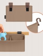 Lionelo Organizator multifunctional Sidepocket S Bej 2 compartimente universal 26x12x15 cm