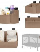 Lionelo Organizator multifunctional Sidepocket S Bej 2 compartimente universal 26x12x15 cm