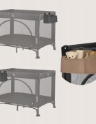 Lionelo Organizator multifunctional Sidepocket S Gri 2 compartimente universal 26x12x15 cm