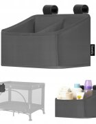 Lionelo Organizator multifunctional Sidepocket S Gri 2 compartimente universal 26x12x15 cm