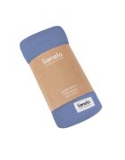 Lionelo Paturica multifunctionala de infasat din bambus 120x120 cm albastru