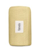 Lionelo Paturica tricotata multifunctionala din bambus 100x75 cm Galben