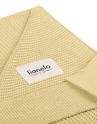 Lionelo Paturica tricotata multifunctionala din bambus 100x75 cm Galben