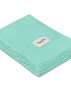 Lionelo Paturica tricotata multifunctionala din bambus 100x75 cm Verde