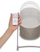 Lionelo Patut 2 in 1 Gaya Bej Latte cu functie de leganare si muzica 3 viteze de leganat reglabile saltea T25 93 x 68 x 81 cm