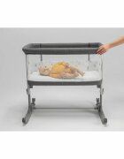 Lionelo Patut co-sleeper 3 in 1 Aurora Bej Taupe cu leganare si setare unghiulara saltea geanta transport reglabil in 5 pozitii pe inaltime greutate suportata 9 kg 85x60x66 cm