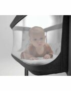 Lionelo Patut co-sleeper 3 in 1 Aurora Bej Taupe cu leganare si setare unghiulara saltea geanta transport reglabil in 5 pozitii pe inaltime greutate suportata 9 kg 85x60x66 cm