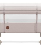 Lionelo Patut co-sleeper 3 in 1 Aurora cu leganare si setare unghiulara bej saltea geanta transport reglabil in 5 pozitii pe inaltime greutate suportata 9 kg 85x60x66 cm