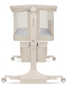 Lionelo Patut co-sleeper Jodie bej multifunctional reglabil in 6 pozitii pe inaltime functie de leganare si plasa de tantari 84x48x70-80 cm