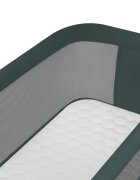 Lionelo Patut co-sleeper Jodie Verde inchis multifunctional reglabil cu saltea functie de leganare plasa de tantari si geanta de transport 84x48x70-80 cm