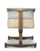 Lionelo Patut co-sleeper Leonie Beige Sand cu sistem de leganare setare unghiulara reglabil pe inaltime conform cu standardele europeane de securitate EN1130 si EN16890