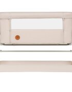 Lionelo Patut co-sleeper Leonie Plus Bej pliabil cu sistem de leganare setare unghiulara reglabil in 6 pozitii pe inaltime conform cu standardele europeane de securitate EN1130 si EN16890