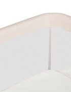 Lionelo Patut co-sleeper Leonie Plus Bej pliabil cu sistem de leganare setare unghiulara reglabil in 6 pozitii pe inaltime conform cu standardele europeane de securitate EN1130 si EN16890