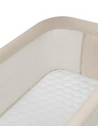 Lionelo Patut co-sleeper Pari bej multifunctional cu functie de leganare reglabil saltea si geanta de transport 84x48x70-80 cm