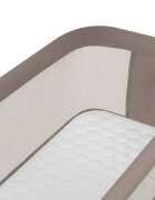 Lionelo Patut co-sleeper Pari Taupe multifunctional cu functie de leganare reglabil saltea si geanta de transport 84x48x70-80 cm
