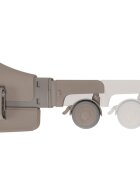 Lionelo Patut co-sleeper Pari Taupe multifunctional cu functie de leganare reglabil saltea si geanta de transport 84x48x70-80 cm