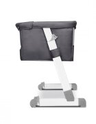 Lionelo Patut co-sleeper Theo Dark Grey 2 in 1 cu setare unghiulara reglabil pe inaltime laterala culisanta standard European EN 1130