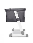 Lionelo Patut co-sleeper Theo Dark Grey 2 in 1 cu setare unghiulara reglabil pe inaltime laterala culisanta standard European EN 1130