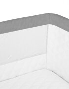 Lionelo Patut co-sleeper Theo Grey 2 in 1 cu setare unghiulara reglabil pe inaltime laterala culisanta standard European EN 1130