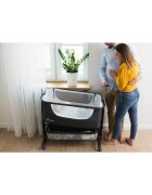 Lionelo Patut co-sleeper Timon Gri 3 in 1 pliabil cu setare unghiulara reglabil in 6 pozitii pe inaltime dimensiune 90x50 cm