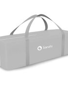 Lionelo Patut pentru copii Stefi Plus RozGalben Pliabil Cu doua nivele Intrare laterala cu fermoar 2 roti 120 x 60 cm Conform cu standardul european de securitate EN 716