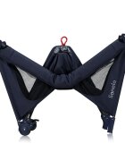 Lionelo Patut pliabil Jasmin Easy Fold albastru
