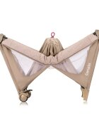 Lionelo Patut pliabil Jasmin Easy Fold bej