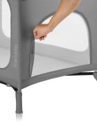 Lionelo Patut pliabil Jasmin Easy Fold gri