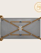 Lionelo Patut pliabil Jasmin Easy Fold gri