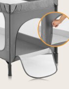Lionelo Patut pliabil Jasmin Easy Fold gri
