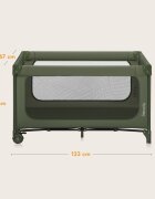 Lionelo Patut pliabil Jasmin Easy Fold verde