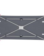 Lionelo Patut pliabil multifunctional Ellen Gri cu laterala culisanta nivel suplimentar intrare laterala cu fermoar 2 roti saltea pliabila si geanta de transport incluse 0-36 luni pana la 15 kg 120x60 cm